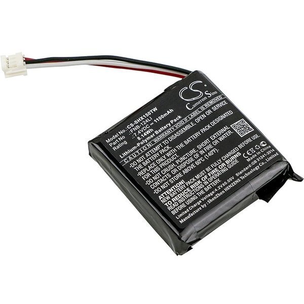 Replacement for Horizon Fnb-124li Battery, Ilc, Mfr#: FNB-124LI