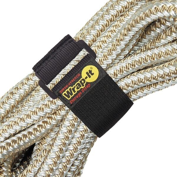 Back-to-Back Strap, No Adhesive, 9 in, 1 in Wd, Black, 10 PK, Wrap-It, Mfr#: A710-09B