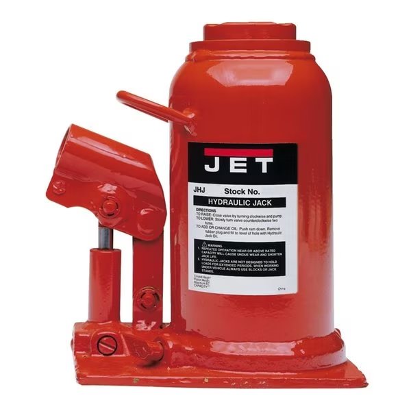 Low Profile Hydraulic Bottle Jack, 12.5T, Jet, Mfr#: JHJ-12-1/2L