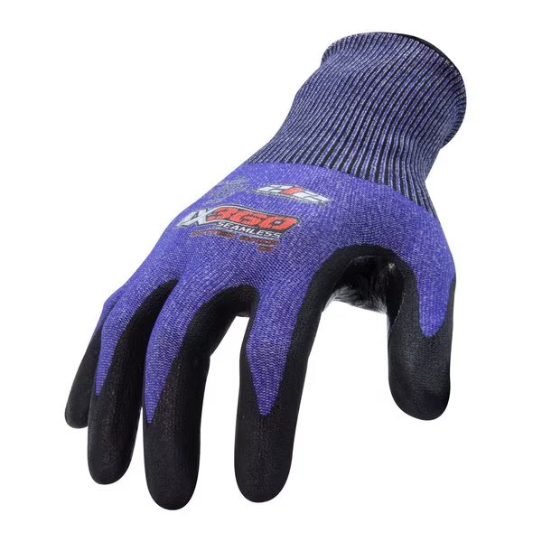 AX360 Seamless Nitrile-dipped Cut Resistant Dotted Grip Gloves (EN Level 3), X-Large, 212 Performance, Mfr#: AXDGC3-03-011