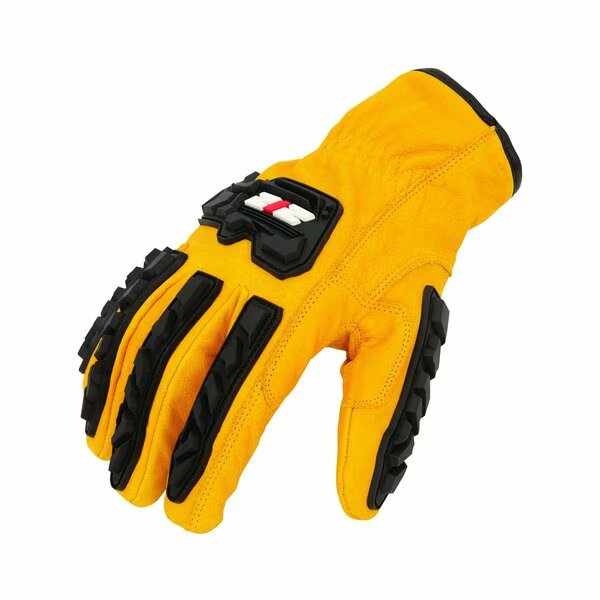 Cut Resistant Impact Leather Rancher / Driver Gloves ANSI Level A5, Large, 212 Performance, Mfr#: IMPLDC5A9010