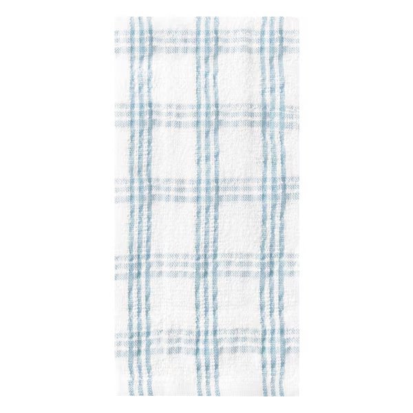 Value Basics Check Kitchen Towel White Ground/Blue Mist Check, Ritz, Mfr#: 9627908