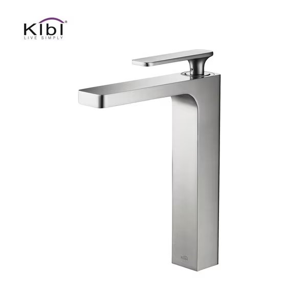 Infinity Single Handle Bathroom Vessel Sink Faucet, Kibi, Mfr#: KBF1007BN
