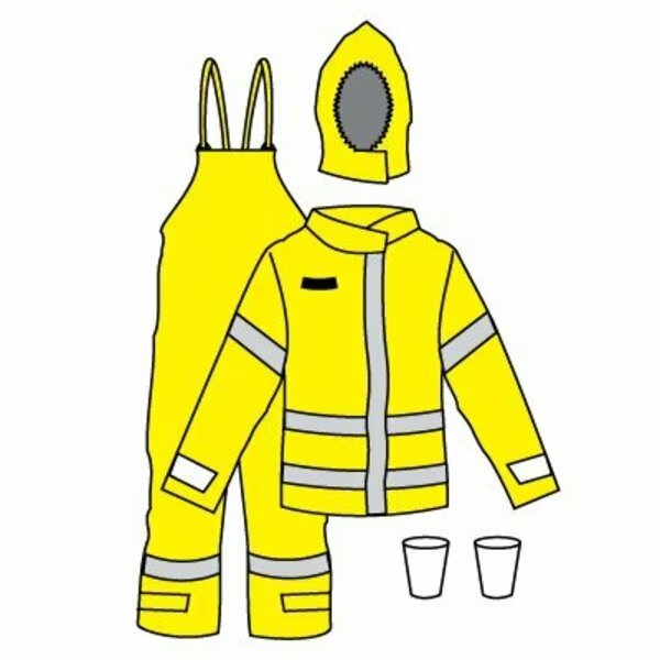 DuraChem 200 NFPA 1990 1992 and NFPA 2112 Certified Multi-Piece Configuration, Navy, 2X/3X, Kappler, Mfr#: D2H632NY2X3X9212