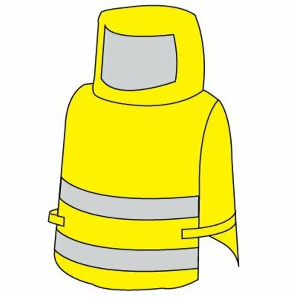 DuraChem 200 Overhood, HiVis Yellow, Kappler, Mfr#: D2H758HYOSFM