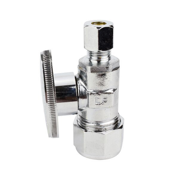Quarter Turn No Crimp PEX Straight Valve, 1/2