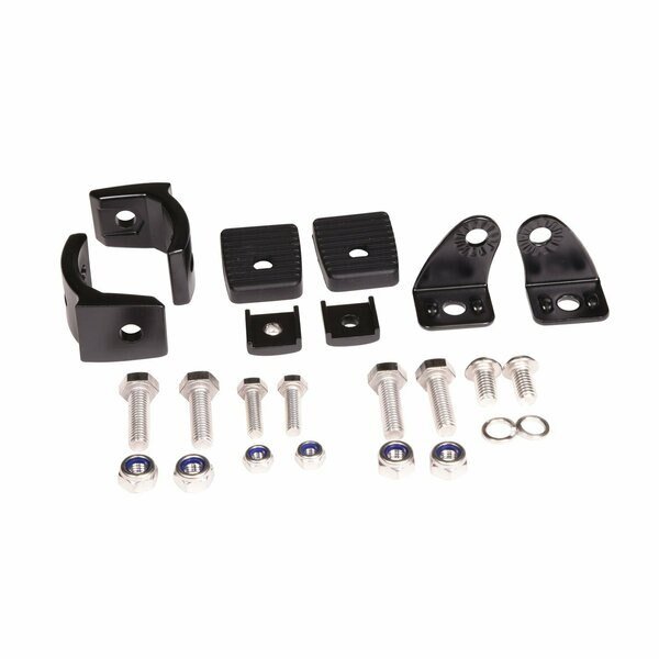LIGHTING MOUNTING KIT Replacement Mounting Hardware Kit For  Single Row Black Edition LED Light Ba, Trailfx, Mfr#: HRDWRKT7