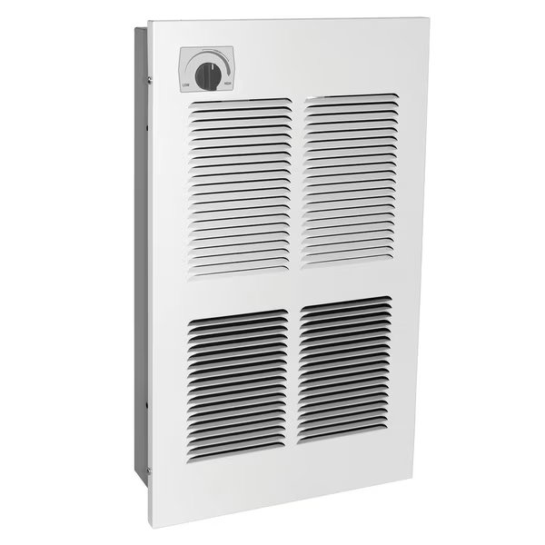 Efw Multiwatt Large Wall Heater 240V 4000W White W/Sp Stat White, King Electric, Mfr#: EFW2440-MW-T-W