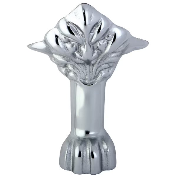 VCTNH1 4 Pieces (Set) Lion Paw Iron Feet, Polished Chrome, Aqua Eden, Mfr#: VCTNH1