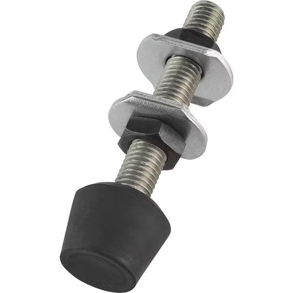 Clamping Spindle With Thrust Pad Steel, Comp:Neoprene, M=M10X85, Kipp, Mfr#: K0103.10085