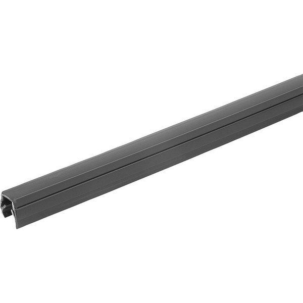 Cover And Adapter Profile L=2000 Plastic, Black, Type I, Bn=6, Kipp, Mfr#: K1054.06120351