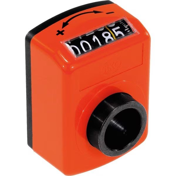 Position Indicator Digital, Polyamide Black, Comp:Steel, Programmed Au=0010, 0, P=10, Kipp, Mfr#: K0410.10001412