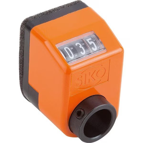 Position Indicator Digital, Polyamide Orange Ral2004, Comp:Steel, Programmed Au=10, 0, P=10, Kipp, Mfr#: K0408.10001111