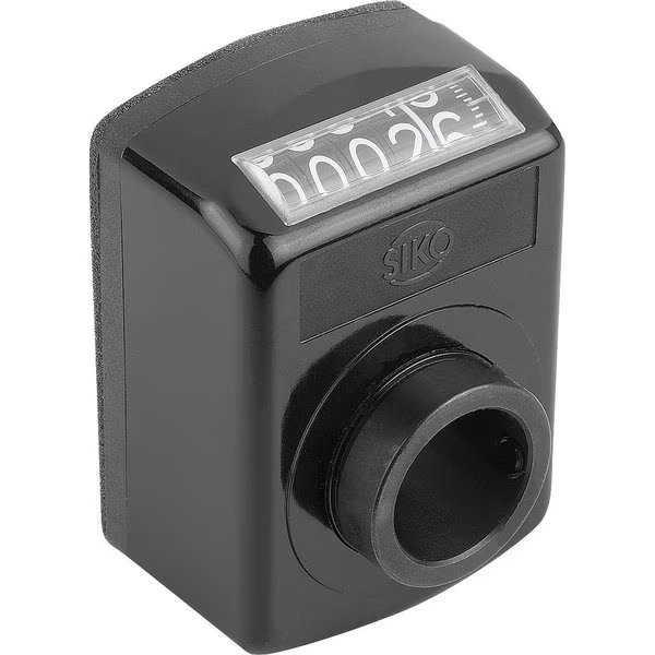 Position Indicator Digital, Polyamide Black, Comp:Steel, Programmed Au=0001, 0, P=1, Kipp, Mfr#: K0410.01001122