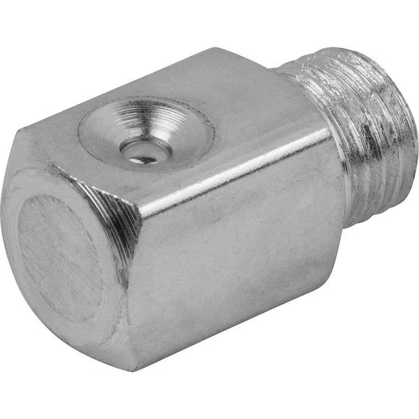Funnel-Type Grease Nipple Angled 90° D=M06X1, Form:C Steel, Square, Kipp, Mfr#: K1134.1306100