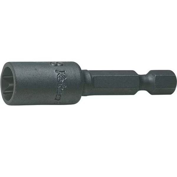Nut Setter TORX E5 50mm 1/4 Hex Drive, Ko-Ken, Mfr#: 113.50-E5