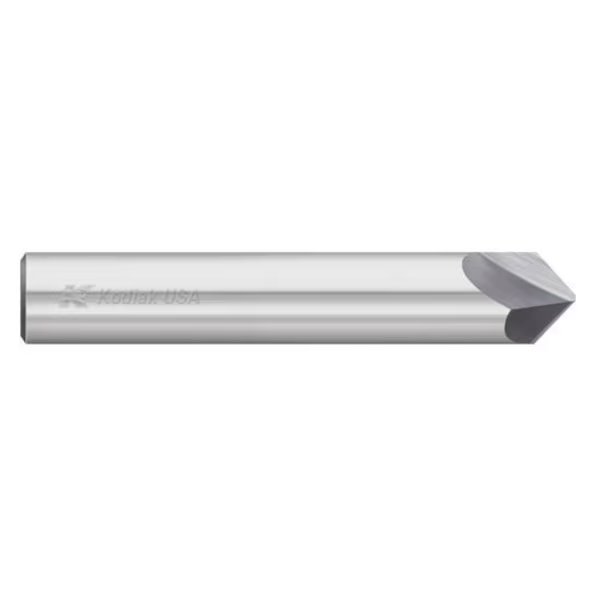 1/8 Carbide Chamfer Mill 2 Flute Single End, Kodiak Cutting Tools, Mfr#: 5552553