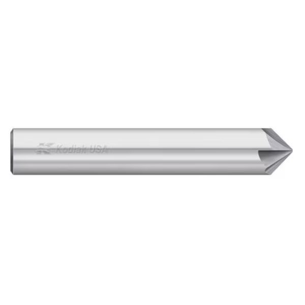 1/4 Carbide Chamfer Mill 4 Flute Single End, Kodiak Cutting Tools, Mfr#: 5553004