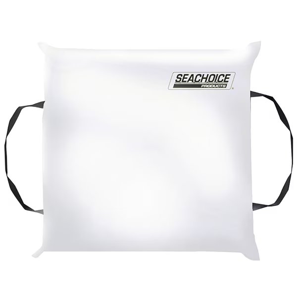 Type IV USCGA Foam Safety Cushion - White, 15" x 15", Seachoice, Mfr#: 44920