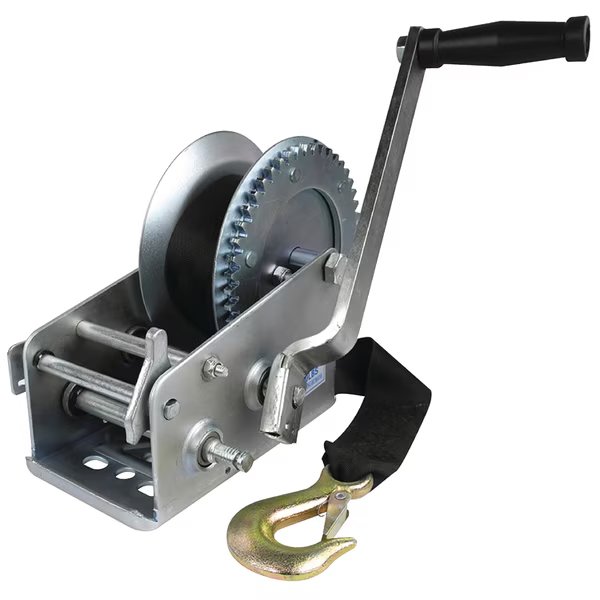 Manual Trailer Winch 3,000 lb., 1