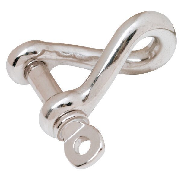 Stainless Steel Twisted Anchor Shackle, 1/2