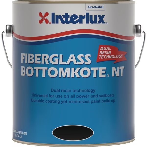 Interlux YBB379G Fiberglass Bottomkote NT Bottom Paint, Black Gal., Interlux, Mfr#: YBB379G