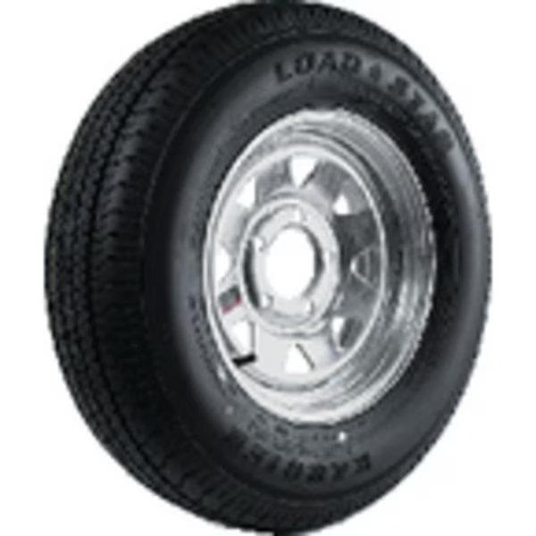 Loadstar Bias Tire & Wheel (Rim) Assembly ST175/80D-13 5 Hole C Ply, Loadstar Tires, Mfr#: 3S160