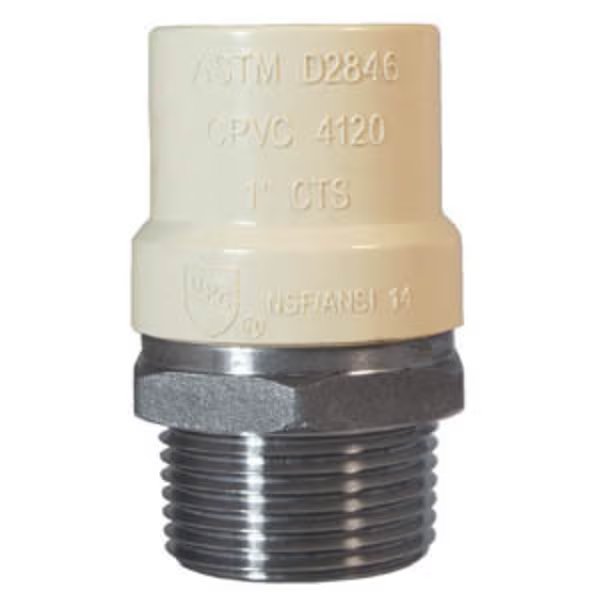 1-1/4 MIP X CPVC SS TRANS FTG, Legend Valve, Mfr#: 302-436