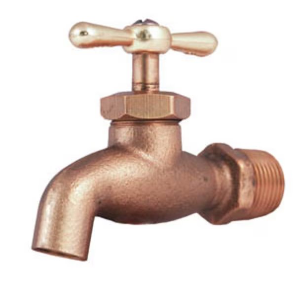 3/4" T-532 PLAIN END HOSE BIBB, Legend Valve, Mfr#: 107-171