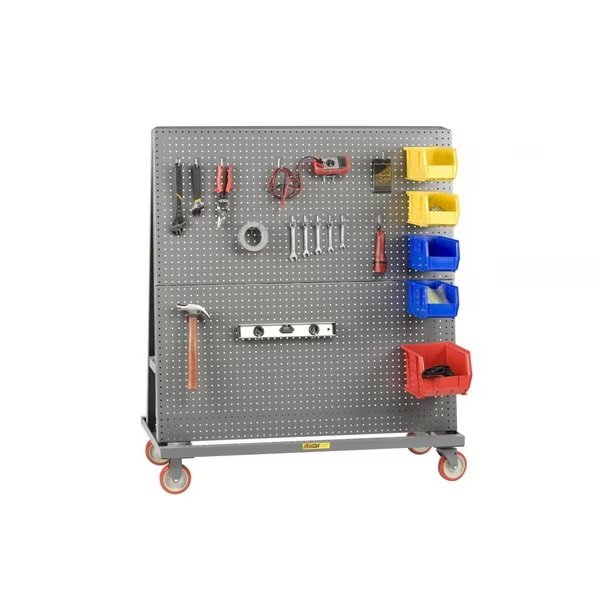Mobile A-Frame - Lean Tool Cart, Pegboard on Both Sides, Little Giant, Mfr#: AFPB24485PY