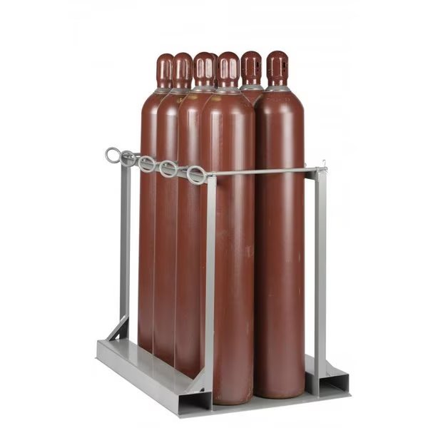 Gas Cylinder Pallet, 8 Cylinder Capacity, Little Giant, Mfr#: GSP8