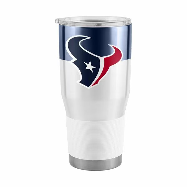 Houston Texans 30oz Colorblock Stainless Tumbler, Logo Brands, Mfr#: 613-S30T-11