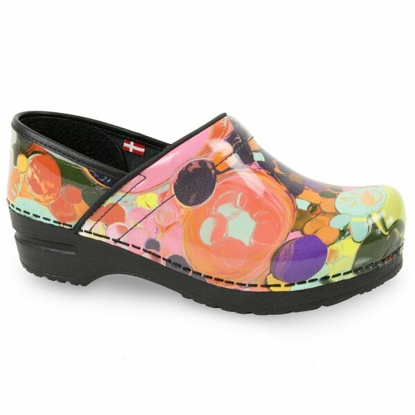 RESTIN Women's Open Back Clog in Lava Lamp, Size 4.5-5, PR, Sanita, Mfr#: 478626-090-39