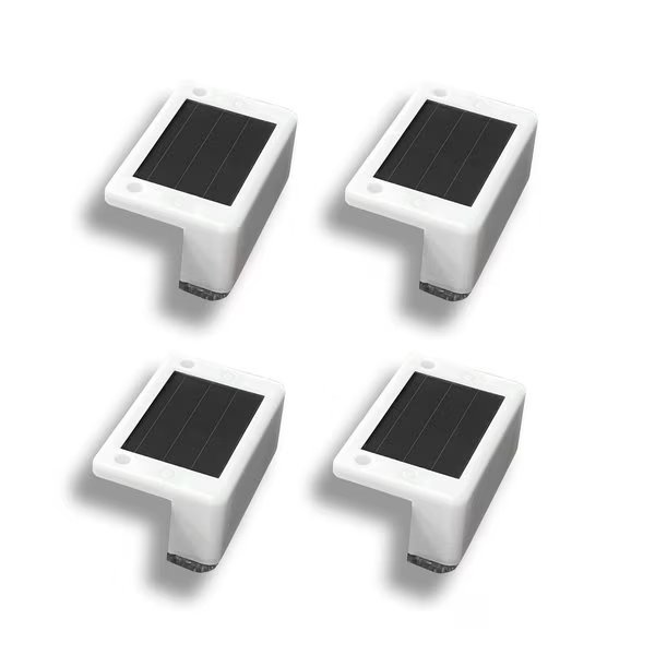 Solar-Powered LED Deck Lights - White, Maxsa Innovations, Mfr#: 47331-WH