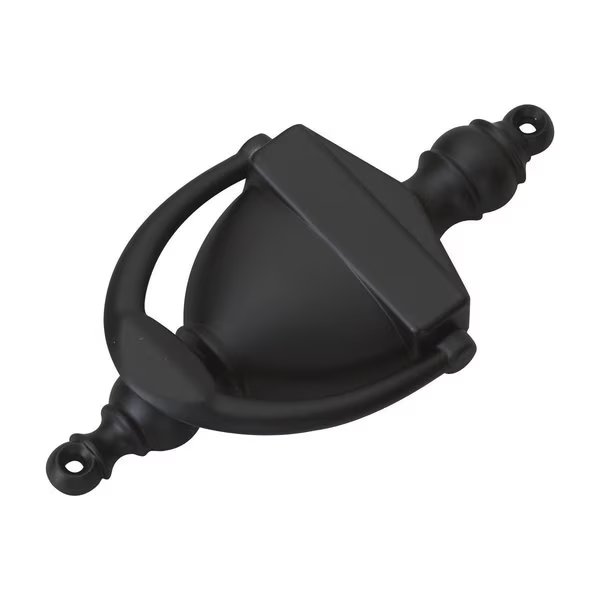 6 14inch 159 mm Door Knocker, Black, Richelieu, Mfr#: 103FBR