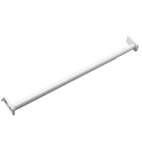 18inch 457 mm to 30inch 762 mm Adjustable Closet Rod, White, Onward, Mfr#: 1830FEWV