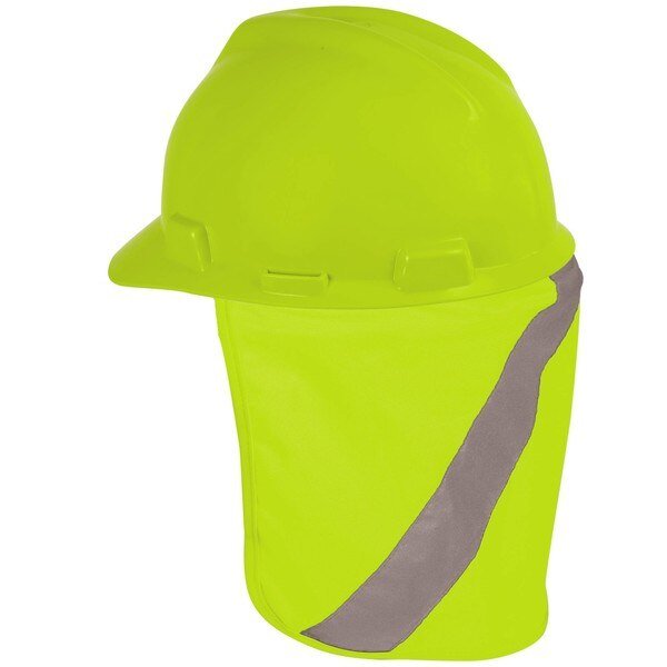 Lime, Non-ANSI Compliant, Hard Hat Nape Protector, Kishigo, Mfr#: 2808