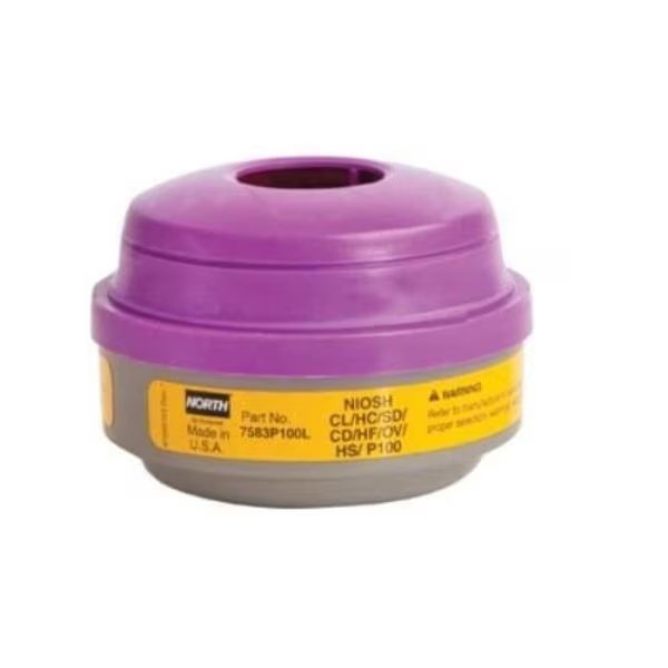 North N Organic Vapor  Acid Gas Cartridge, 2Dispenser, 2PK, Honeywell, Mfr#: 7583P100L