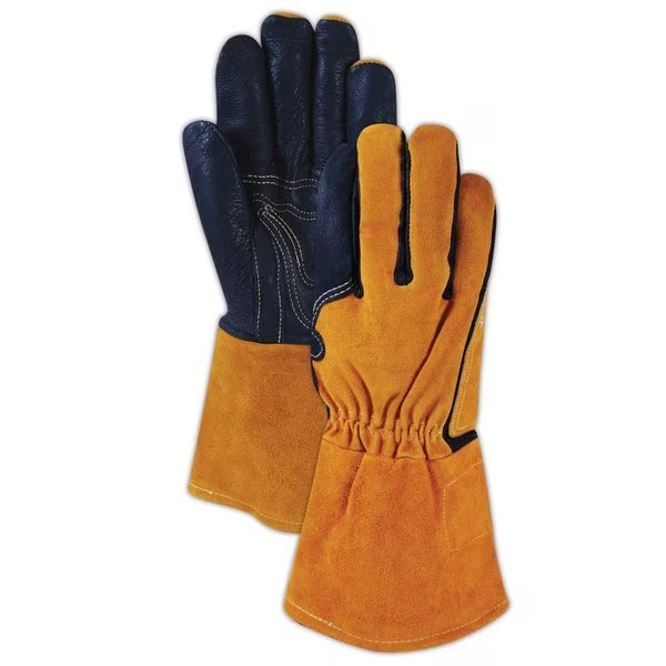 WeldPro T8800 Pig Grain MIG Welding Gloves, L, 12PK, Magid, Mfr#: T8800-L