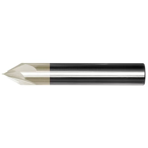1/8x1/8x2 4FL 90° Staggered Tooth Chamfering Tool, PowerZ, Mastercut Tool, Mfr#: 681-202-4