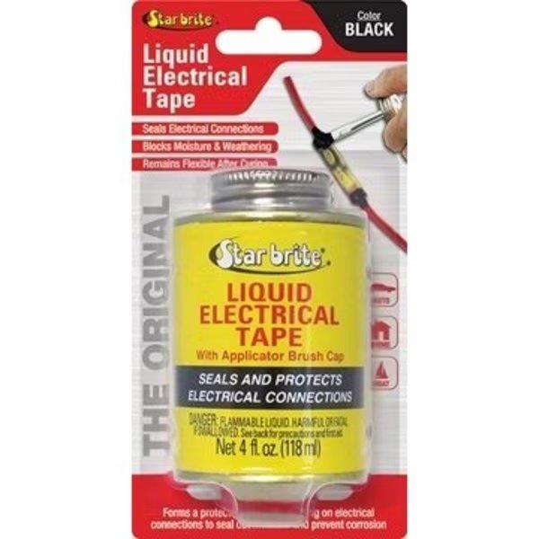 4 Oz.Black Liq.Tape, #84104, Star Brite, Mfr#: 84104