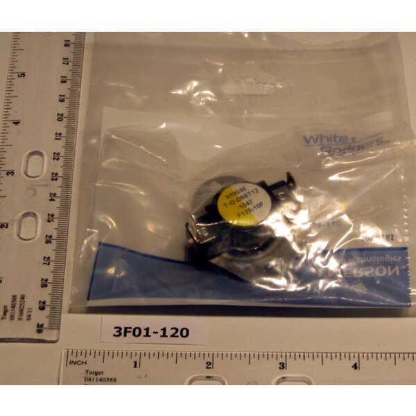 3F01-120 Snap Disc Fan Control, White-Rodgers, Mfr#: 3F01-120