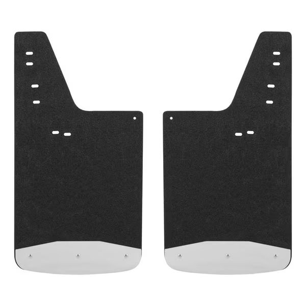 08-16 F250/F350/F350 FRONT OR REAR - 12IN X 23IN MUD GUARD-TEXTURED BLACK, Luverne Truck Equipment, Mfr#: 251123