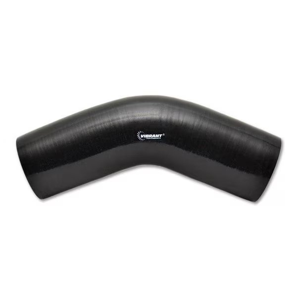 4 PLY 45 DEGREE ELBOW, 4IN I.D. X 6IN LEG LENGTH - BLACK, Vibrant Performance, Mfr#: 2756
