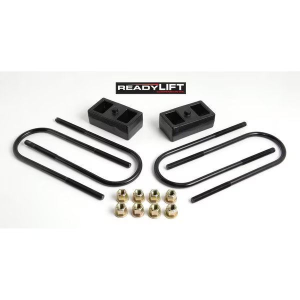 2IN REAR BLOCK KIT USE W/O TOP MOUNTED OVERLOADS 03-19 RAM 2500/3500, Readylift, Mfr#: 66-1202