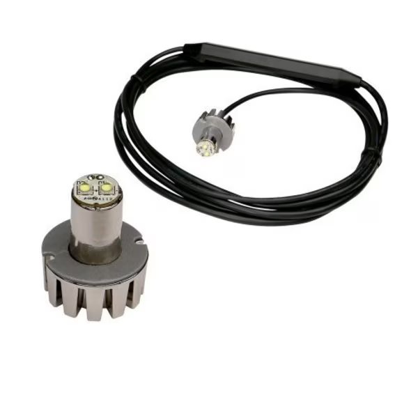HIDE-A-LED BULLET 1IN 2LED SELF-ADHESIVE 12-24VDC AMBER, Ecco Safety Group, Mfr#: ED0010A