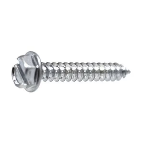 Sheet Metal Screw, #10 x 5/8 in, Zinc Chromate Hex Head Slotted Drive, Auveco, Mfr#: AV3382