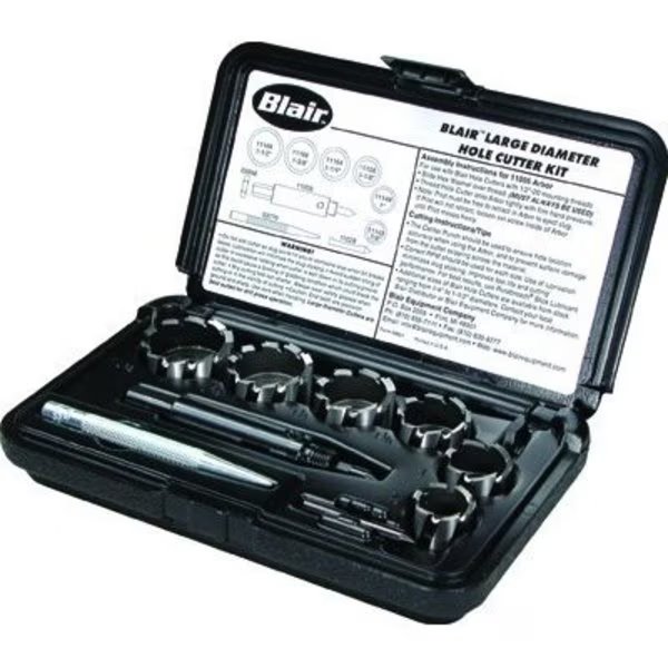 ROTABROACH CUTTER LG DIA 11 PC SET, Blair Equipment Co, Mfr#: BL11091