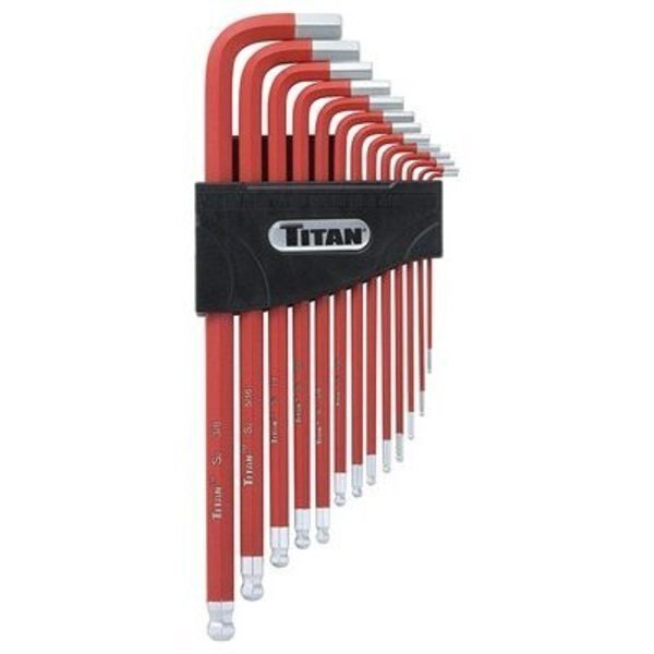 HEX KEY SAE 13 PC SET NON SLIP, Titan, Mfr#: TL12713