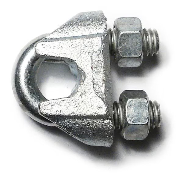 7/16" Wire Rope Clips 25PK, Midwest Fastener, Mfr#: 51058